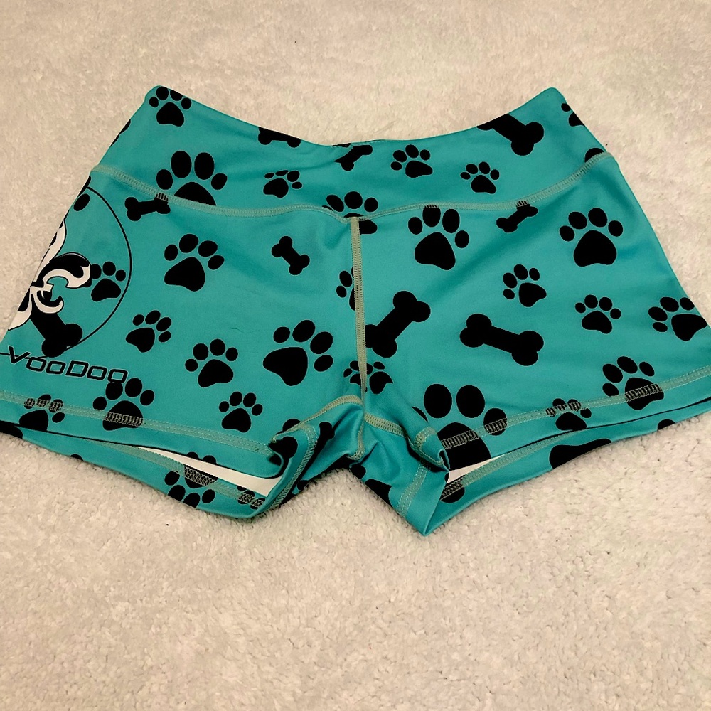 Dog Paw Print CrossFit Shorties